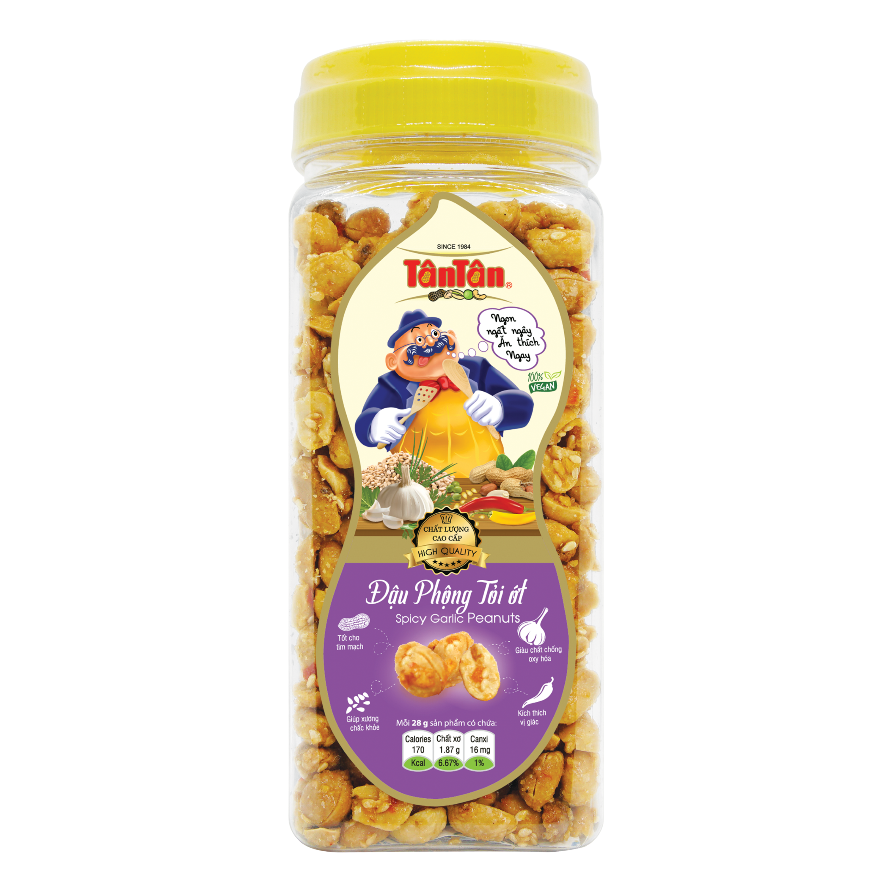dauphongtoiot-260g Đậu Phộng Tỏi Ớt thơm ngon