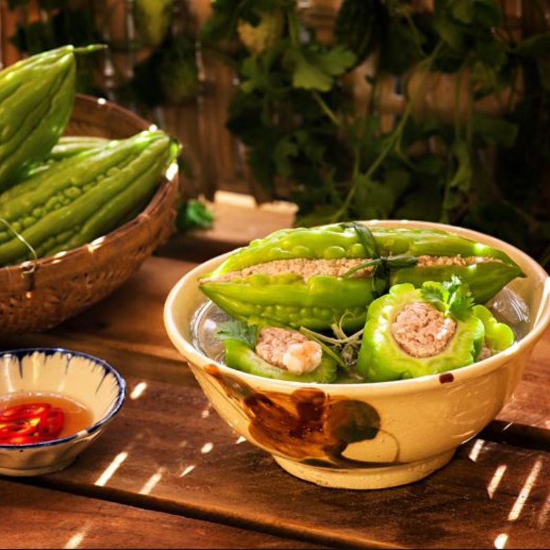 tet202 Món canh khổ qua luôn có mặt trong mâm cơm ngày Tết