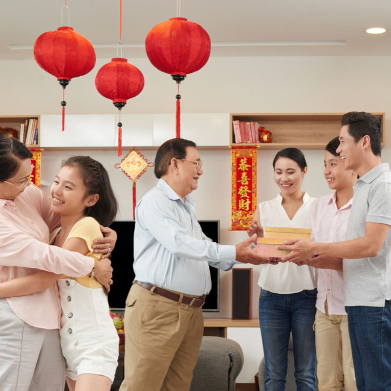 Biếu quà vào dịp tết