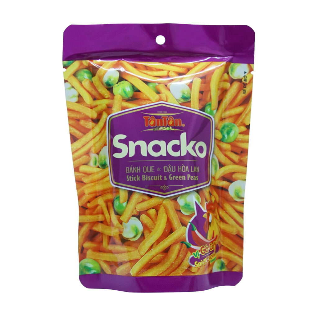 Bánh que đậu hòa lan vị Gà Cay 20g snacko